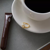 18K Gold-Plated Zircon Sun Bypass Ring - Trendsi - Flyclothing LLC