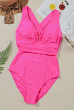 Crisscross Wide Strap One-Piece Swimwear - Trendsi - Flyclothing LLC