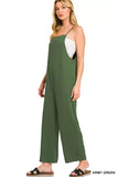 Zenana Rayon Woven Wide Leg Jumpsuit - Trendsi - Flyclothing LLC