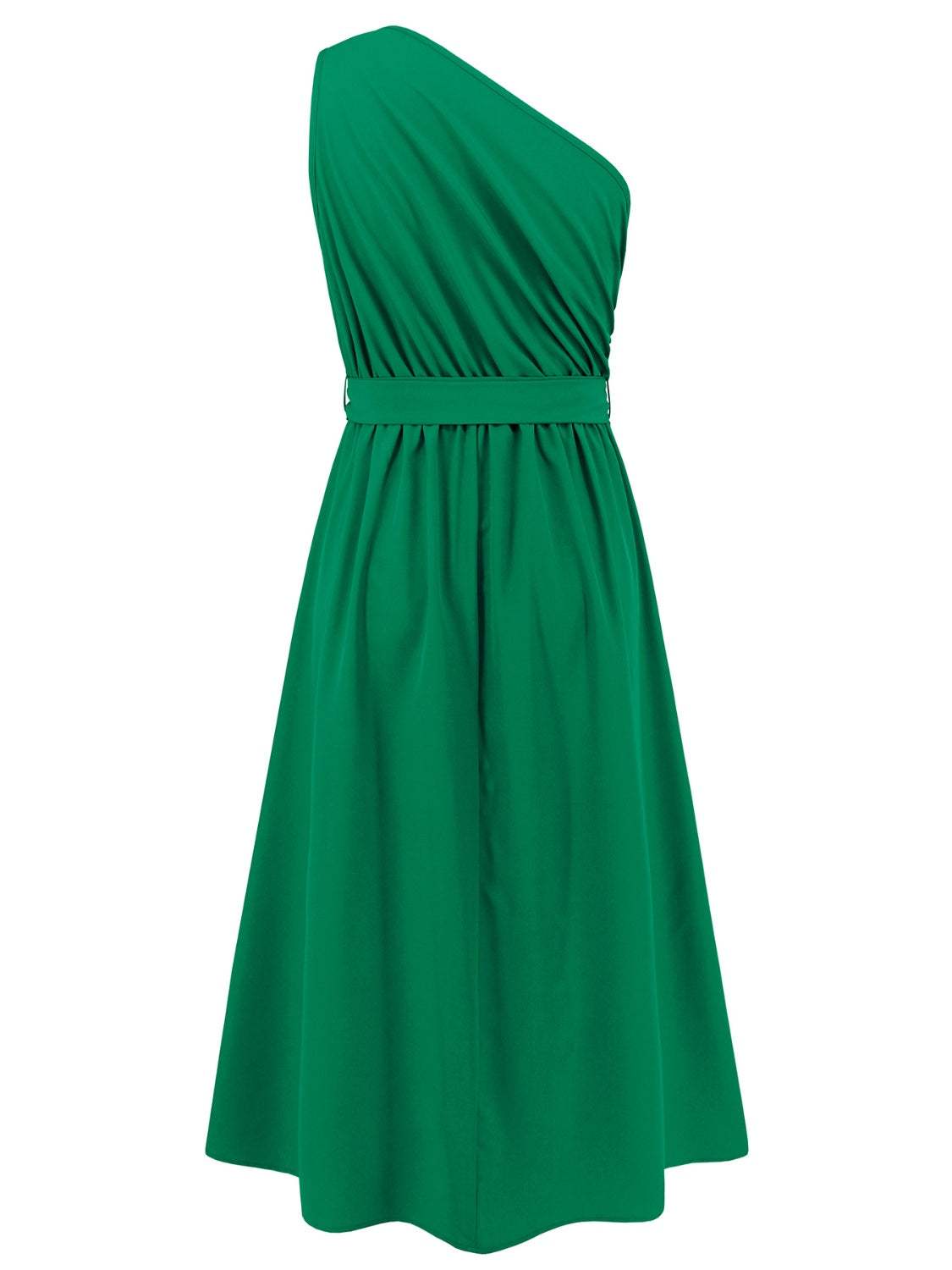 Single Shoulder Midi Dress - Trendsi - Flyclothing LLC
