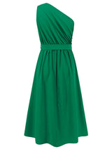 Single Shoulder Midi Dress - Trendsi - Flyclothing LLC