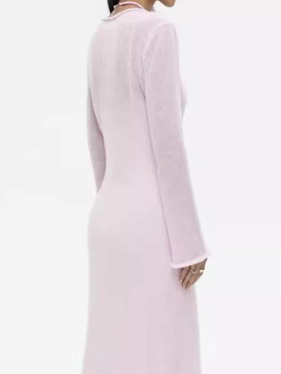 Ribbed Knit Cami Dress and Cover Up Sweater Set - Trendsi - Flyclothing LLC