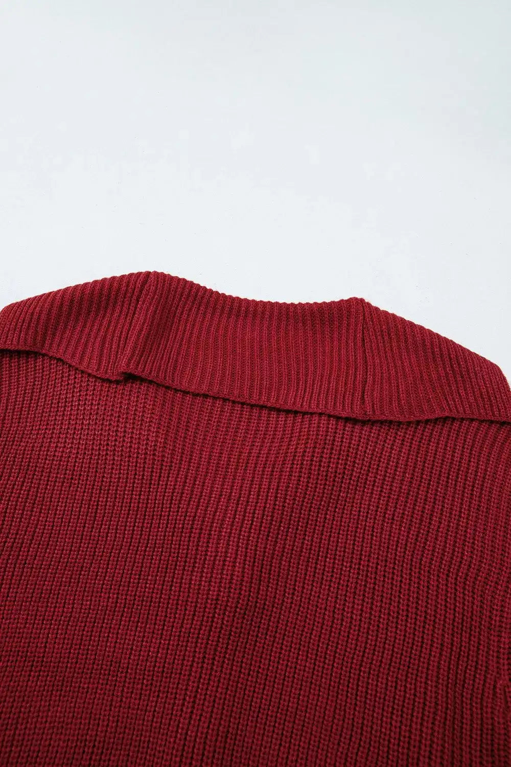 Solid Color Knit Oversized Button Front Sweater Cardigan - Trendsi - Flyclothing LLC
