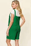 Double Take Full Size Texture Sleeveless Romper - Trendsi - Flyclothing LLC