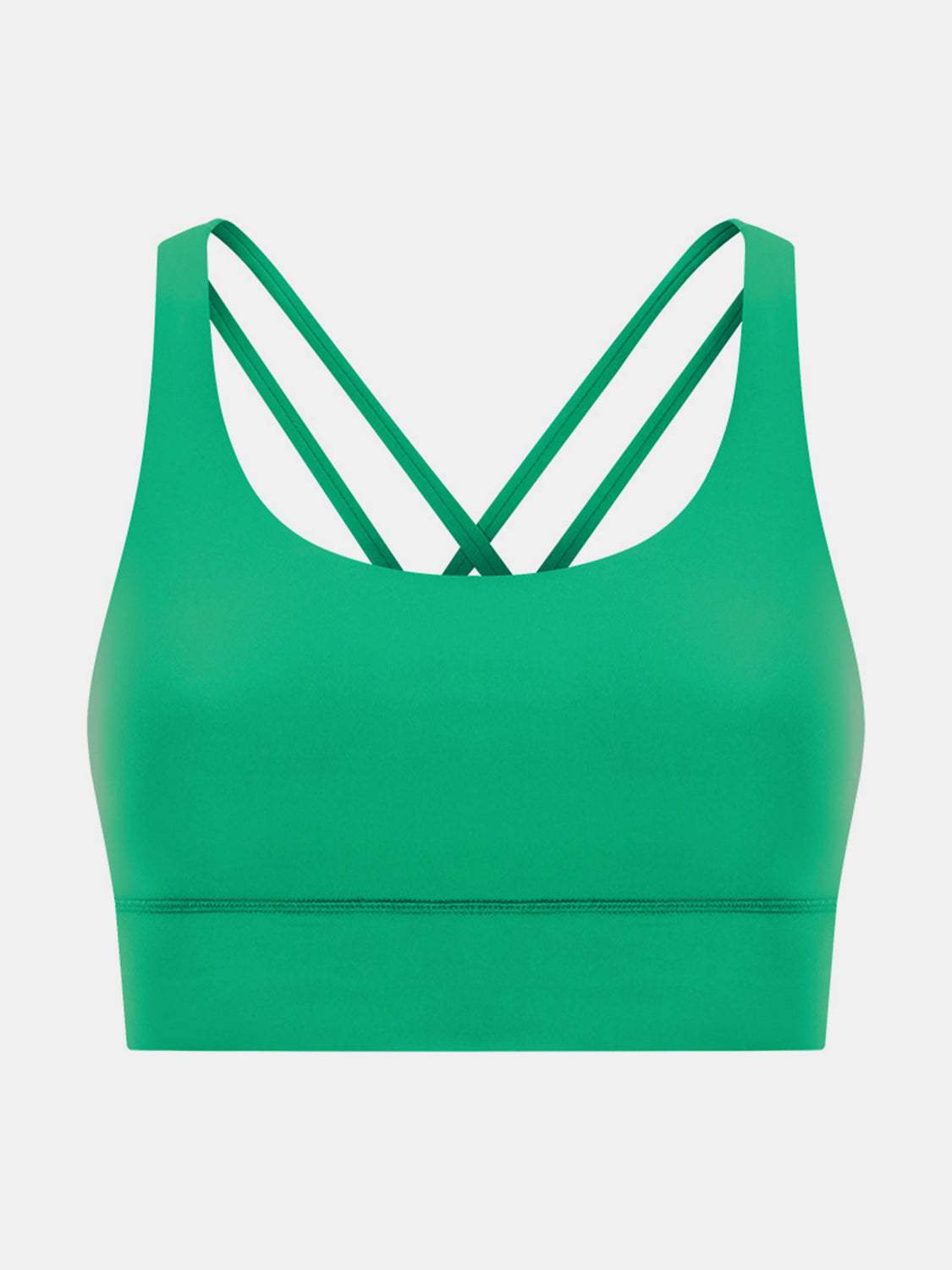 Crisscross Scoop Neck Active Tank - Trendsi - Flyclothing LLC