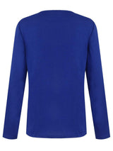 Half Button Long Sleeve T-Shirt - Trendsi - Flyclothing LLC