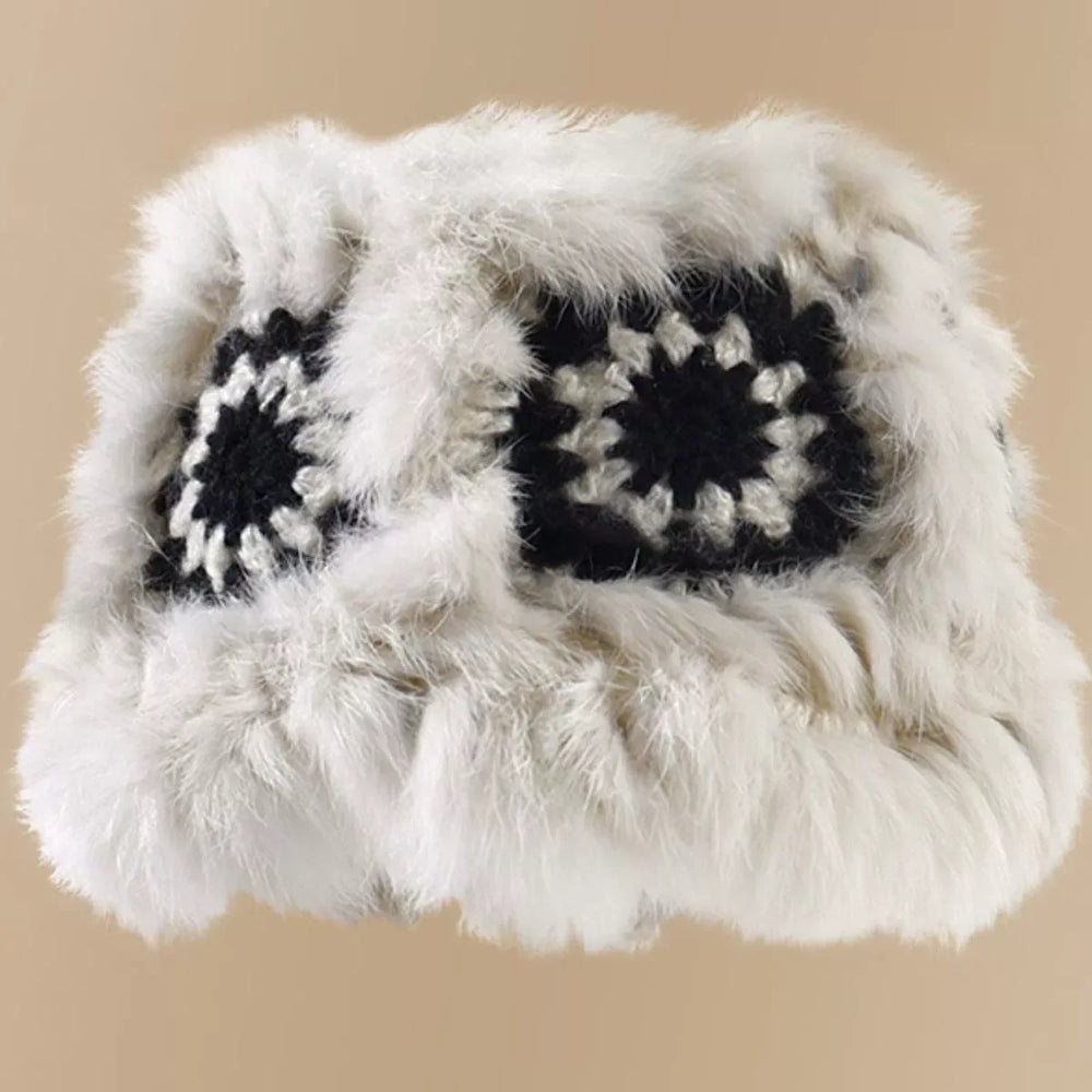 Fuzzy Crochet Bucket Hat - Trendsi - Flyclothing LLC