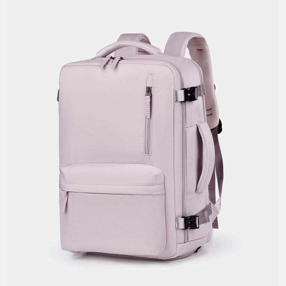 Oxford Cloth Side Pockets Backpack Bag with Handles - Trendsi - Flyclothing LLC