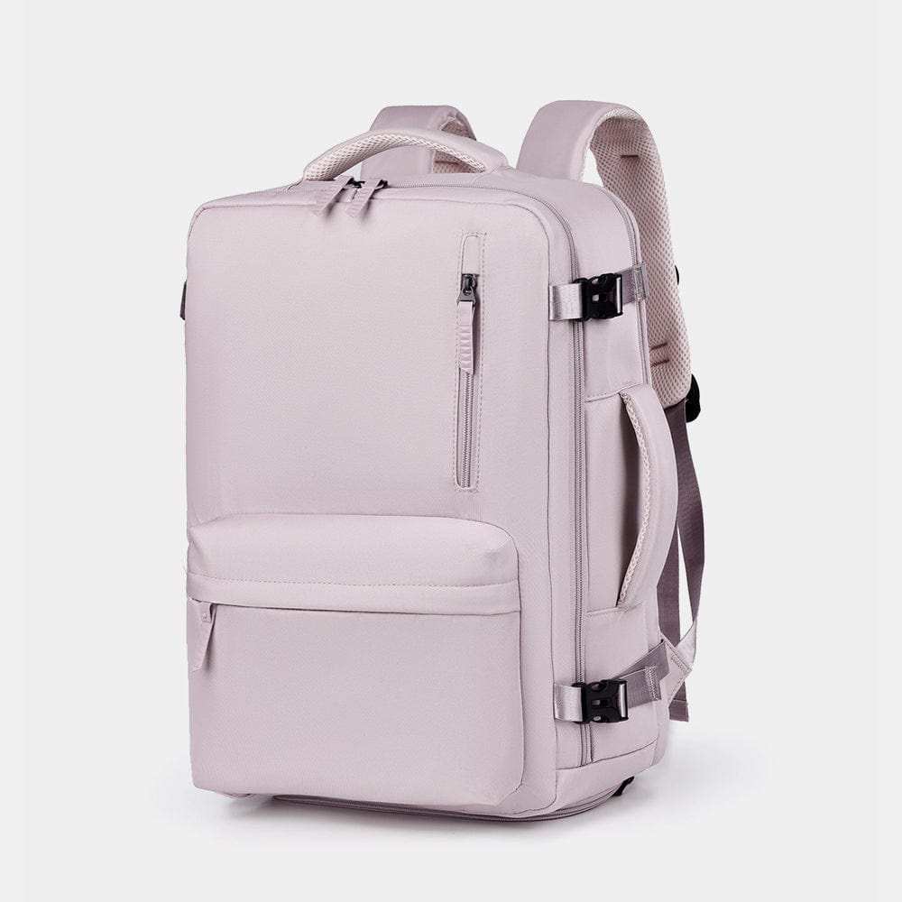 Oxford Cloth Side Pockets Backpack Bag with Handles - Trendsi - Flyclothing LLC