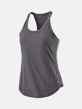 Scoop Neck Active Tank - Trendsi - Flyclothing LLC