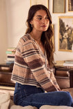 SO ME Textured Variegated Multi Color Cardigan - Trendsi - Flyclothing LLC