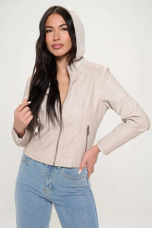 Coalition LA Zip Up Hooded Jacket - Trendsi - Flyclothing LLC