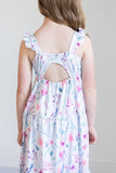 Pastel Wildflowers Ruffle Maxi Dress - Mila & Rose ®