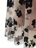 Floral Print High Waist Mini Skirt - Trendsi