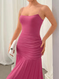 Ruched Maxi Cami Dress - Trendsi