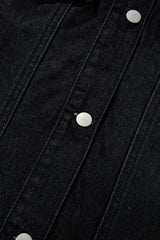 Raw Hem Button Up Denim Top - Trendsi - Flyclothing LLC