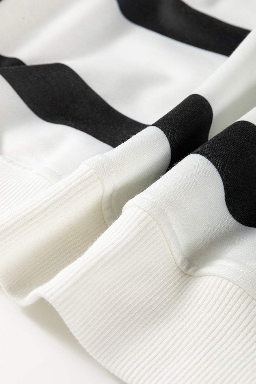 Striped Round Neck Long Sleeve Top and Pants Set - Trendsi - Flyclothing LLC