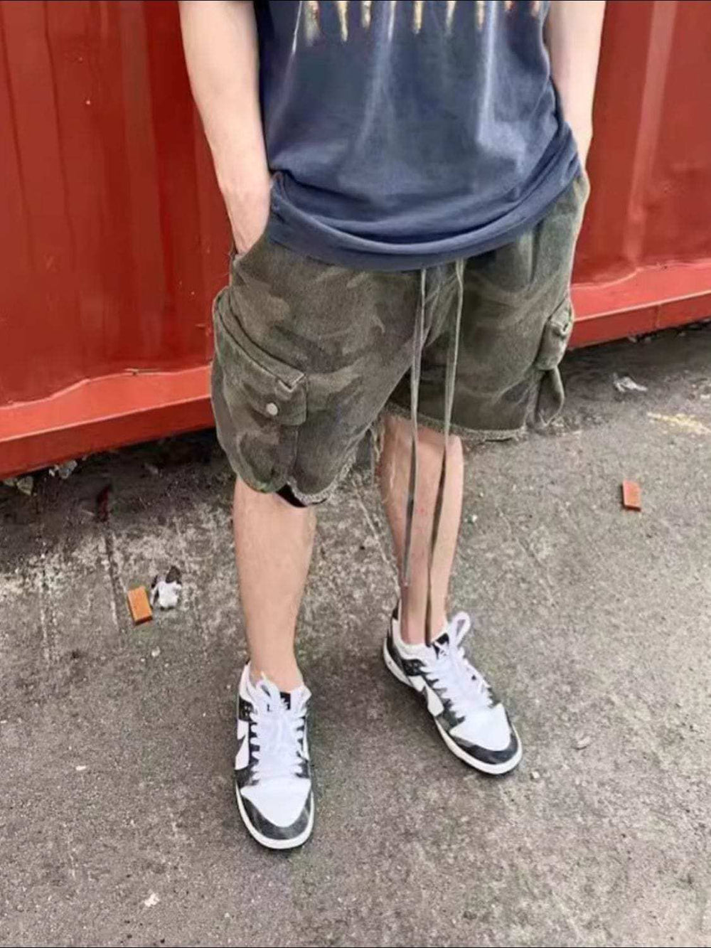 Men's Drawstring Camouflage Shorts - Trendsi - Flyclothing LLC