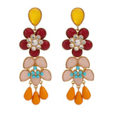 Flower Dangle Earrings - Trendsi - Flyclothing LLC
