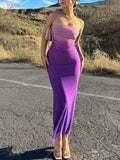 Gradient Tube Bodycon Midi Dress - Trendsi - Flyclothing LLC