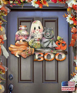 Halloween Wreath Autumn Door Decoration Wall Decoration - My Store - Flyclothing LLC