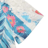 Printed Round Neck Lace Short Sleeve Top - Trendsi - Flyclothing LLC