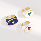 18K Gold-Plated Open Ring - Trendsi - Flyclothing LLC