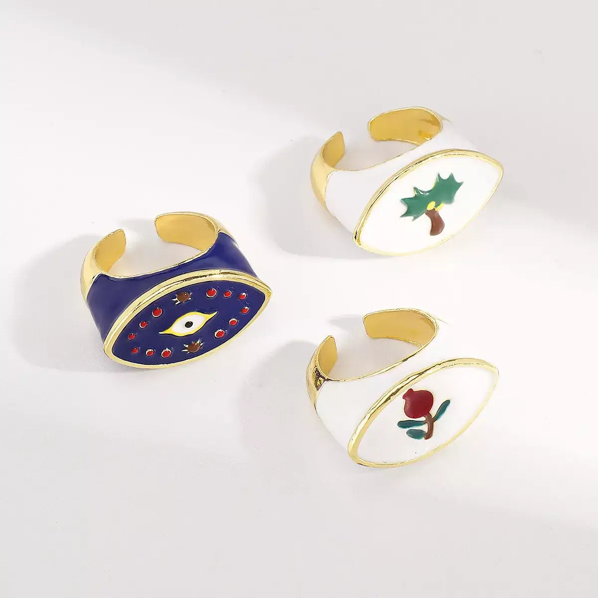 18K Gold-Plated Open Ring - Trendsi - Flyclothing LLC