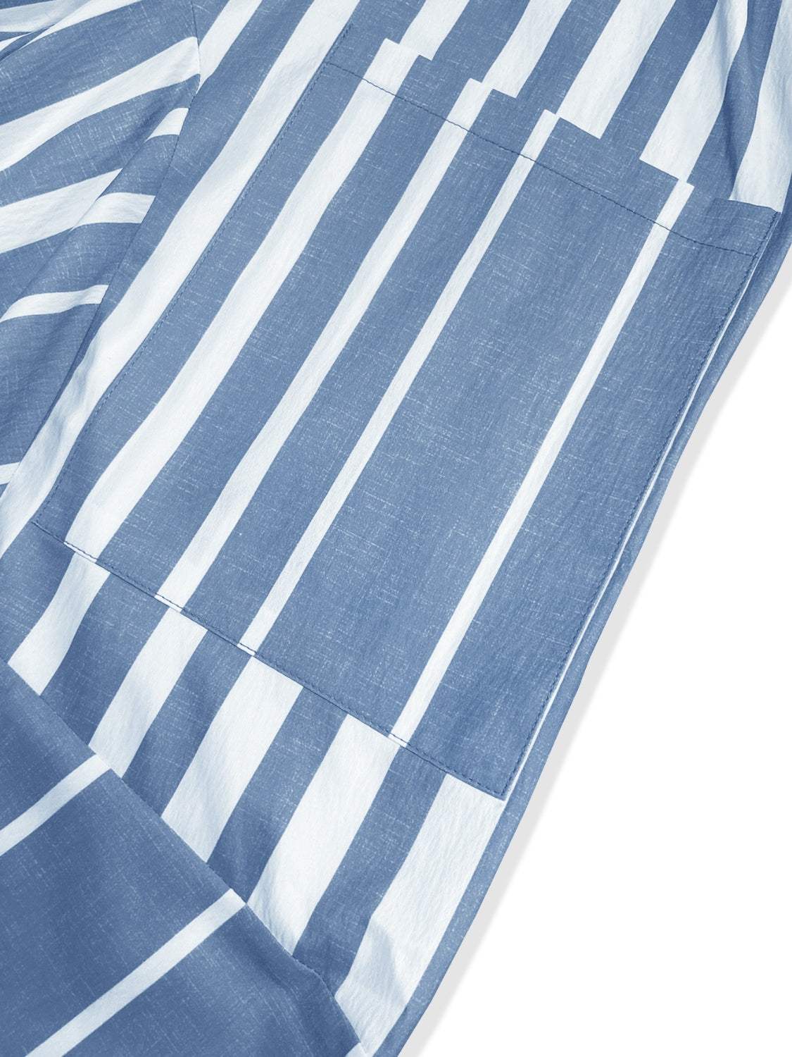 Striped Elastic Waist Wide Leg Pants - Trendsi - Flyclothing LLC