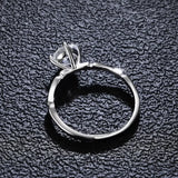 1 Carat Moissanite Minimalist Ring - Trendsi - Flyclothing LLC