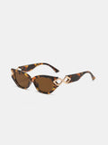 Polycarbonate Frame Cat-Eye Sunglasses - Trendsi