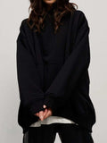 Pocketed Dropped Shoulder Long Sleeve Hoodie - Trendsi - Flyclothing LLC