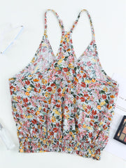 Floral Surplice Cami - Trendsi