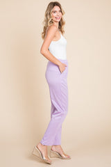 Culture Code Full Size Pin Tuck Detail Slim Pants - Trendsi