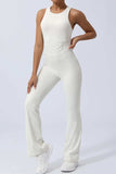 Crisscross Wide Strap Sleeveless Jumpsuit - Trendsi - Flyclothing LLC