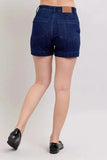 Judy Blue Full Size High Waist Denim Shorts Plus Size - Trendsi