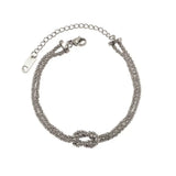 Stainless Steel Twisted Chain Bracelet - Trendsi - Flyclothing LLC
