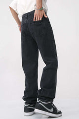 Men's Washed Straight Leg Jeans - Trendsi - Flyclothing LLC