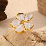 Flower Open Ring - Trendsi - Flyclothing LLC