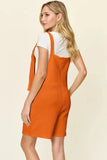 Double Take Full Size Texture Sleeveless Romper - Trendsi