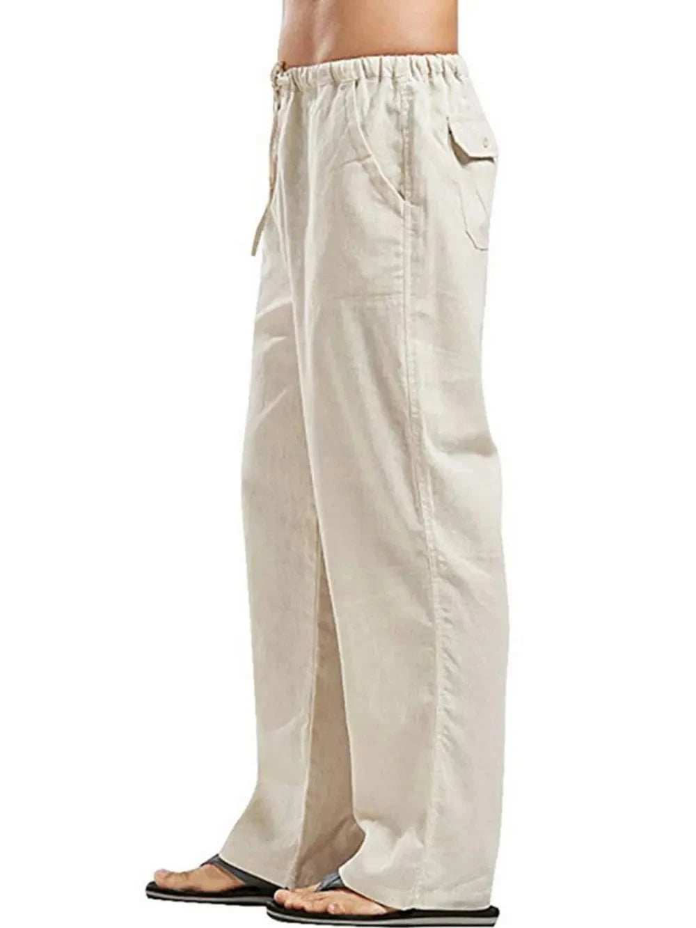 Men's Full Size Drawstring Pants with Pockets Plus Size - Trendsi - Flyclothing LLC