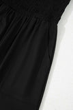 Smocked Spaghetti Straps Wide Leg Jumpsuit - Trendsi - Flyclothing LLC