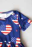 I Heart the USA S/S Twirl Bodysuit - Mila & Rose ®