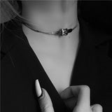 Chic Buckle Choker Necklace - Trendsi - Flyclothing LLC