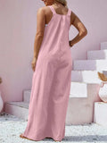 Plus Size Square Neck Wide Leg Overalls - Trendsi - Flyclothing LLC
