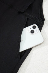Square Neck Denim Overalls with Pockets - Trendsi - Flyclothing LLC