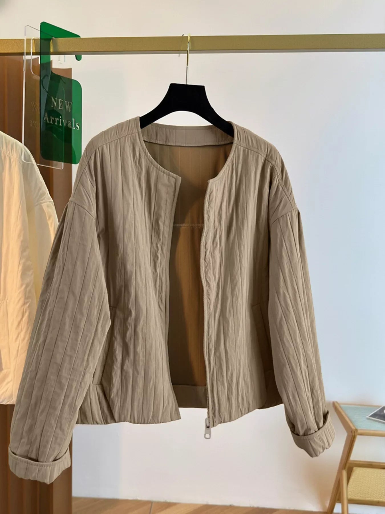 Zip Up Lightweight Jacket - Trendsi - Flyclothing LLC