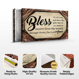 Bless Us Oh Lord Faith Sign II - Tailored Canvases - Flyclothing LLC