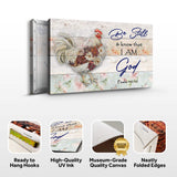 Be Still Faith Sign II - Tailored Canvases - Flyclothing LLC