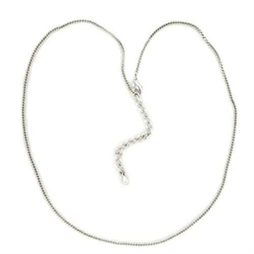 8X113 - Silver Brass Chain with No Stone - Alamode - Flyclothing LLC